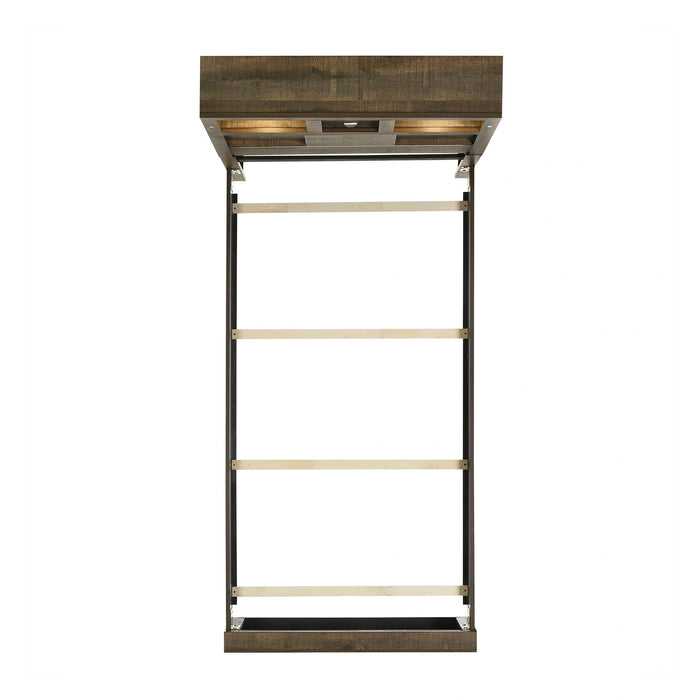Bailey Bookcase Panel Bedroom Set with 2 Nightstands