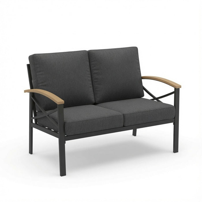 Outdoor Loveseat With Washable Cushions