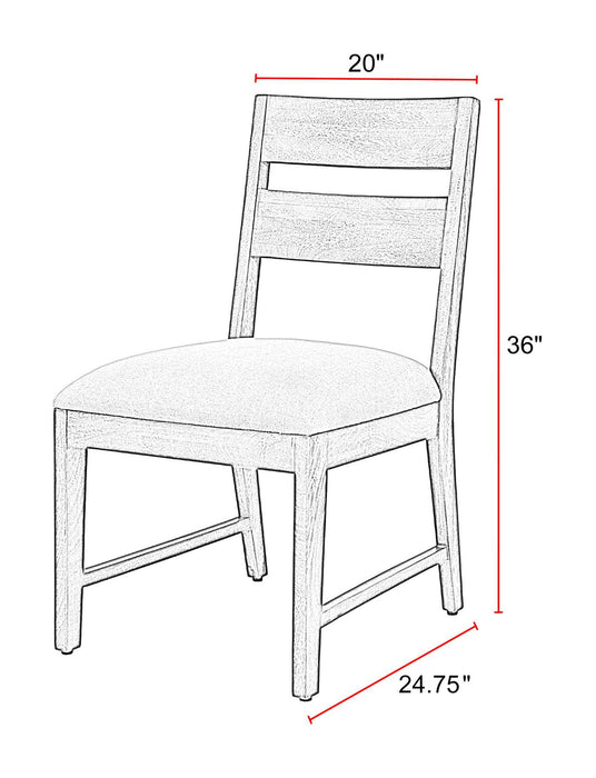 Portico - Ladderback Dining Chair (Set of 2) - Brown