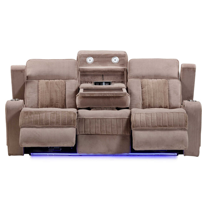 Equinox - Power Reclining Sofa With Drop Down Table