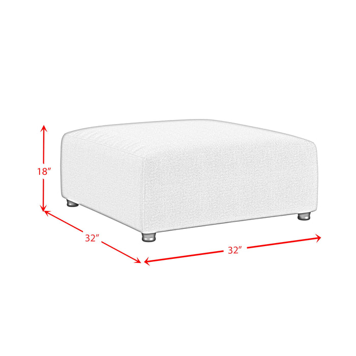 Zandara - 5 Piece Modular Set Sectional With Ottoman - Beige