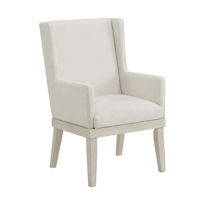 Avalanche Standard Height Dining Set in Antique White-Table and Four Chairs