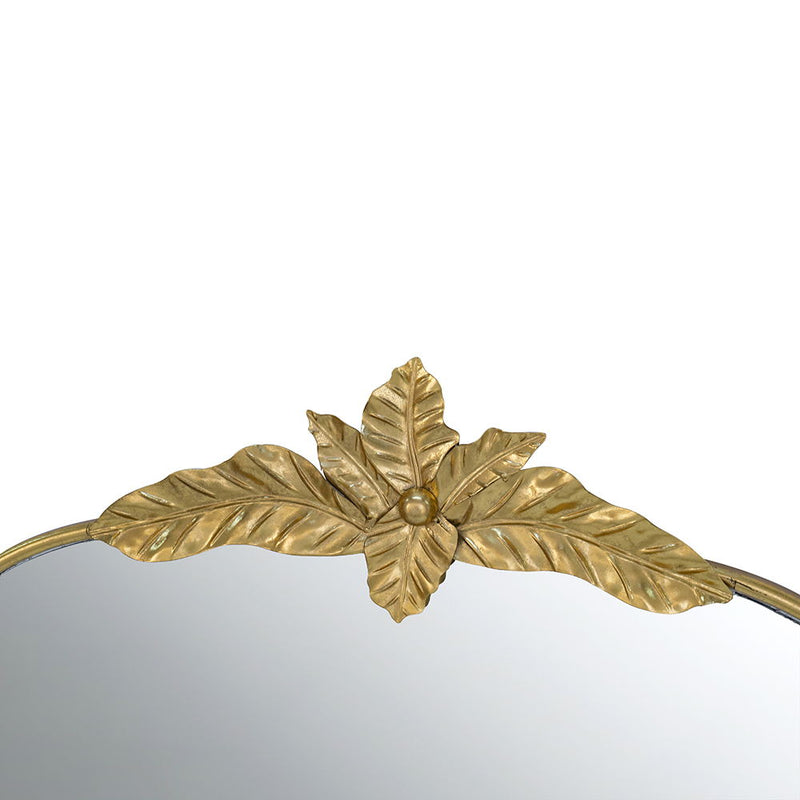 Arched Wall Mirror With Metal Frame, Wall Mirror For Living Room