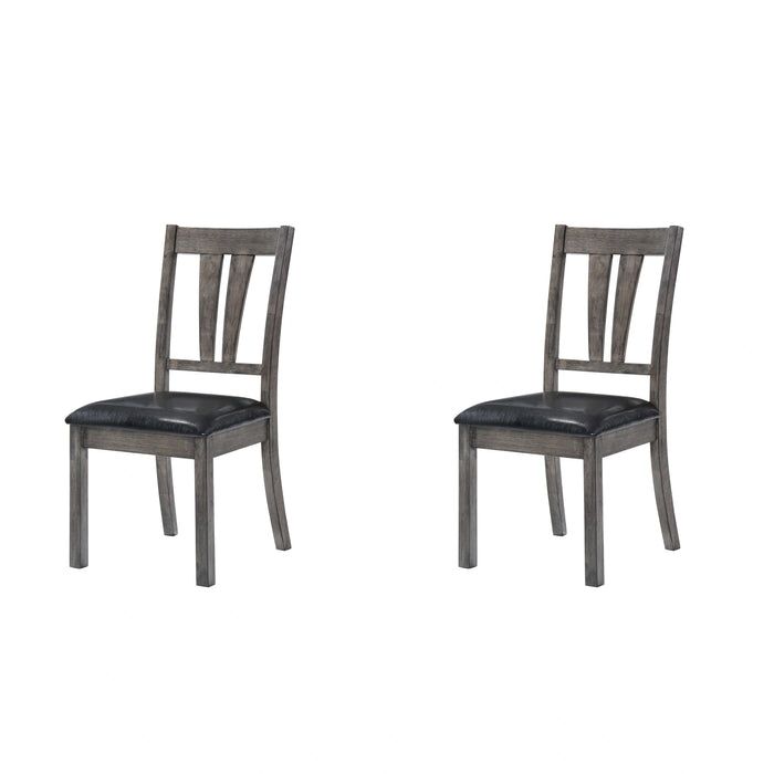 Nathan Fan Back Chair W/Pu Seat (2 Per Pack)