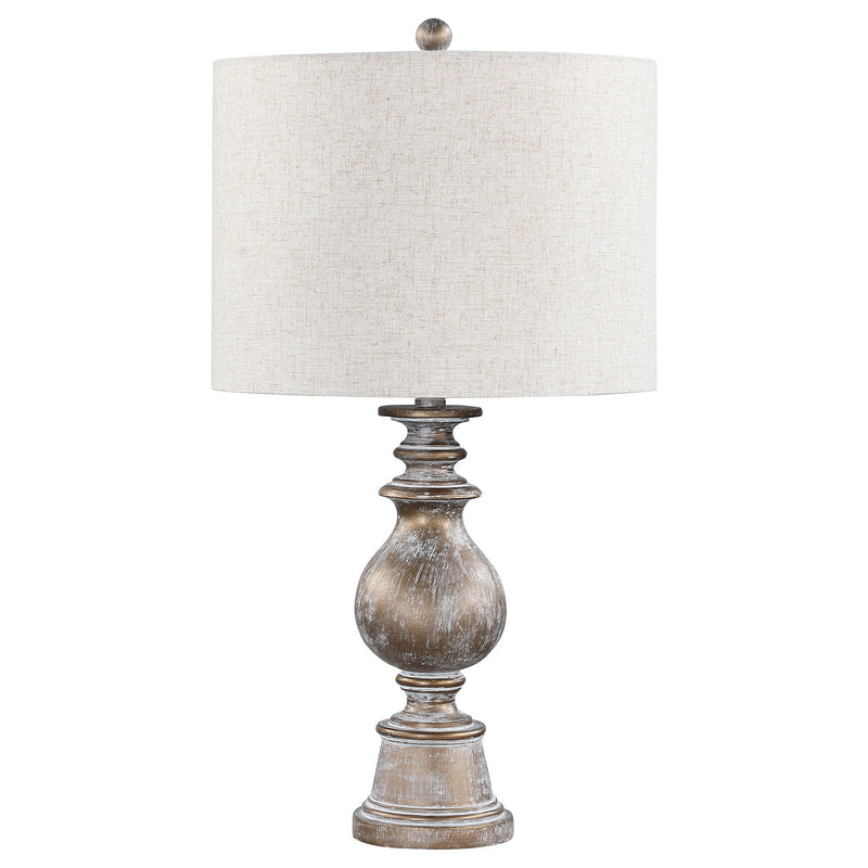 Wahlburg - Drum Shade Table Lamp - Oatmeal