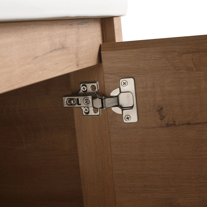Freestanding Bathroom Vanity With Sink & 2 Soft Close Doors