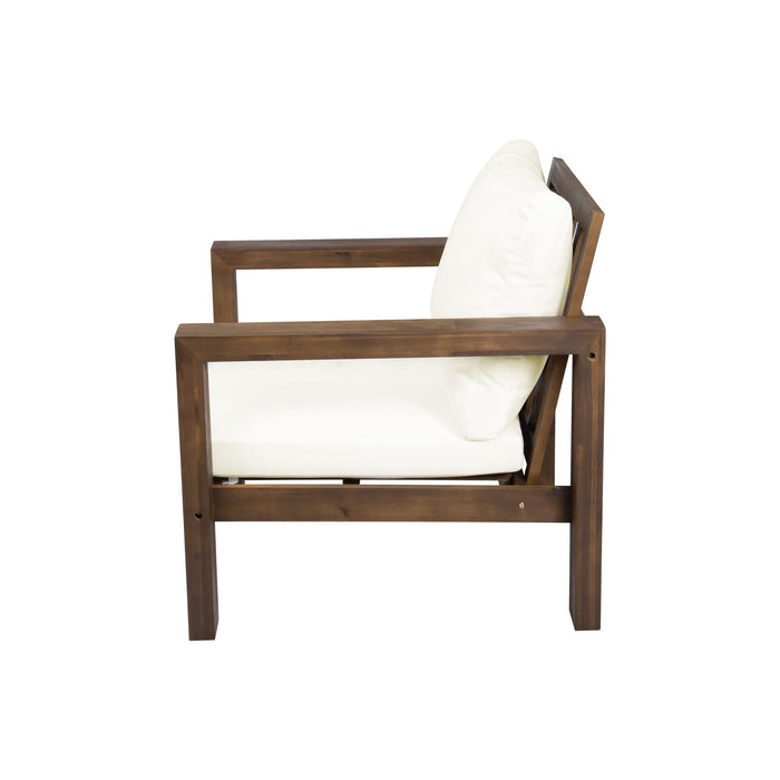 Stylish Outdoor Armchair With Cushion For Garden