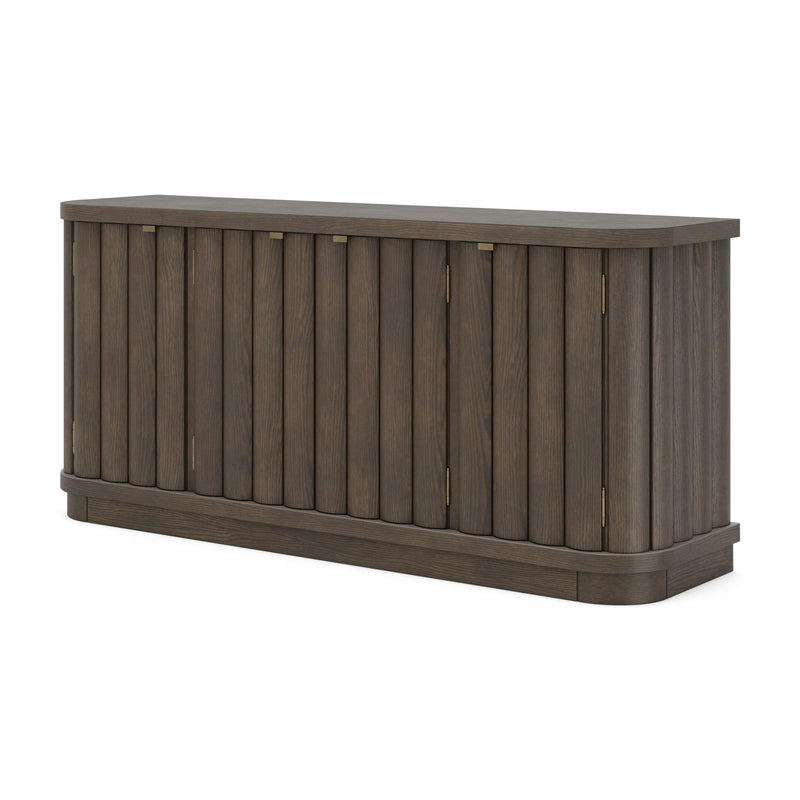 Darimore - Extra Large TV Stand - Burnished Brown
