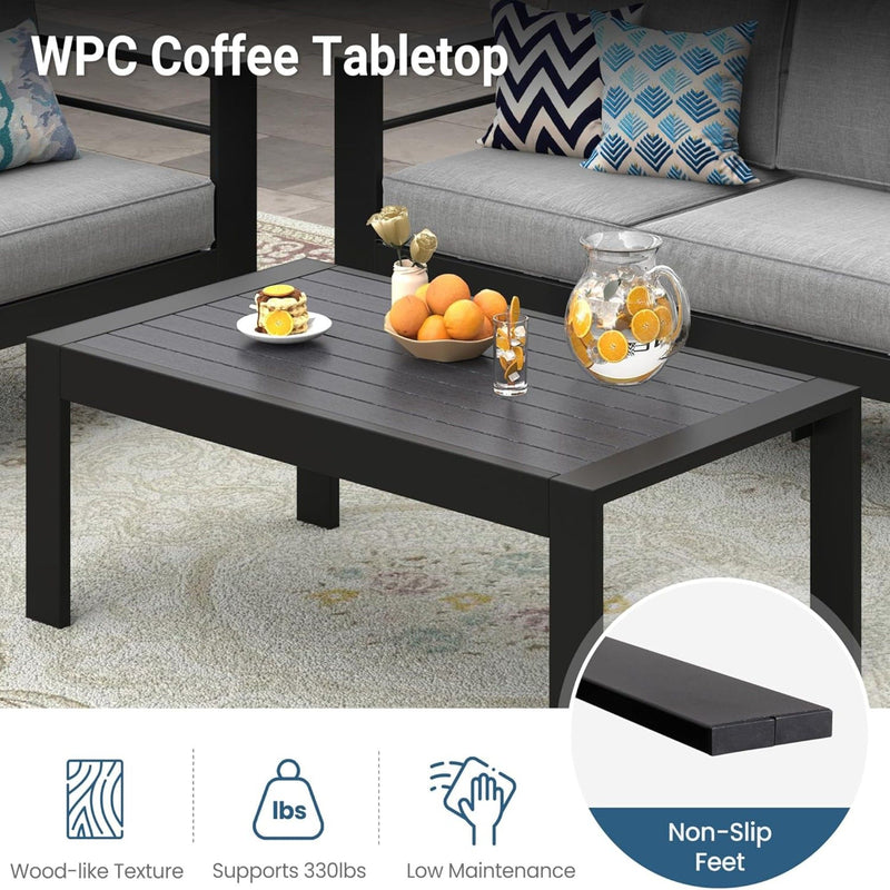 Modern Rectangle Outdoor Coffee Table