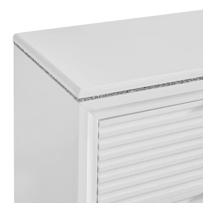 Denmark Dresser and Mirror Set in White