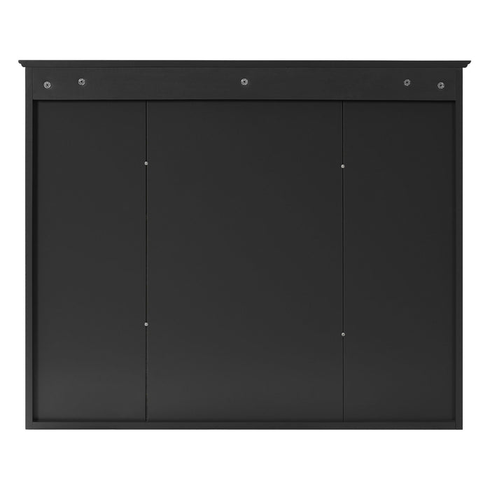 Modern Wall Mounted Medicine Cabinet With Adjustable Shelves, Soft Close Doors, High Define Mirror