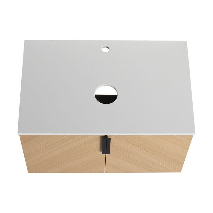 Wall Mounted Bathroom Vanity With Art Sink