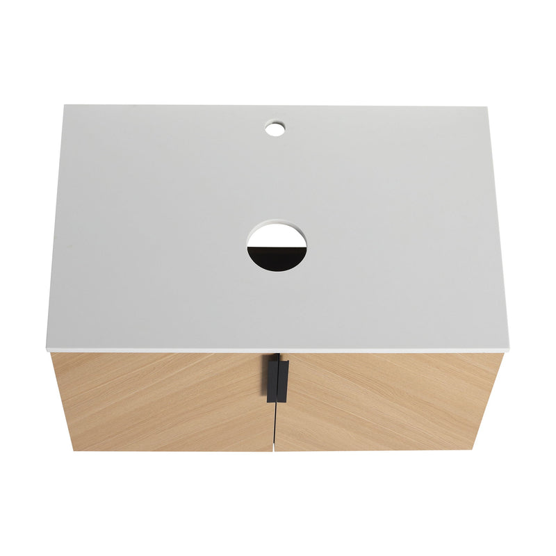Wall Mounted Bathroom Vanity & Art Sink