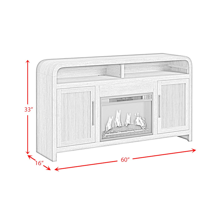 Ridgemont Complete 60" Fireplace Cabinet - Single Pack