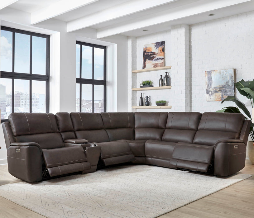 Easton - Power Reclining Sectional With Power Adjustable Headrests