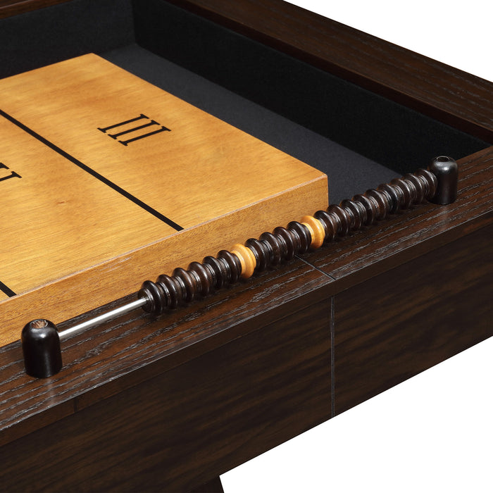 Titus - 108" Shuffleboard Table - Brown