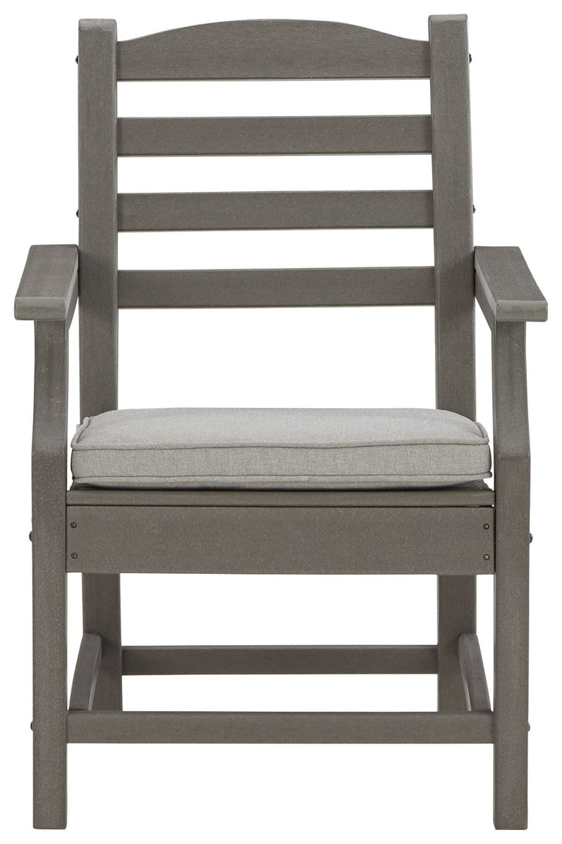Visola - Arm Chair With Cushion (Set of 2) - Gray