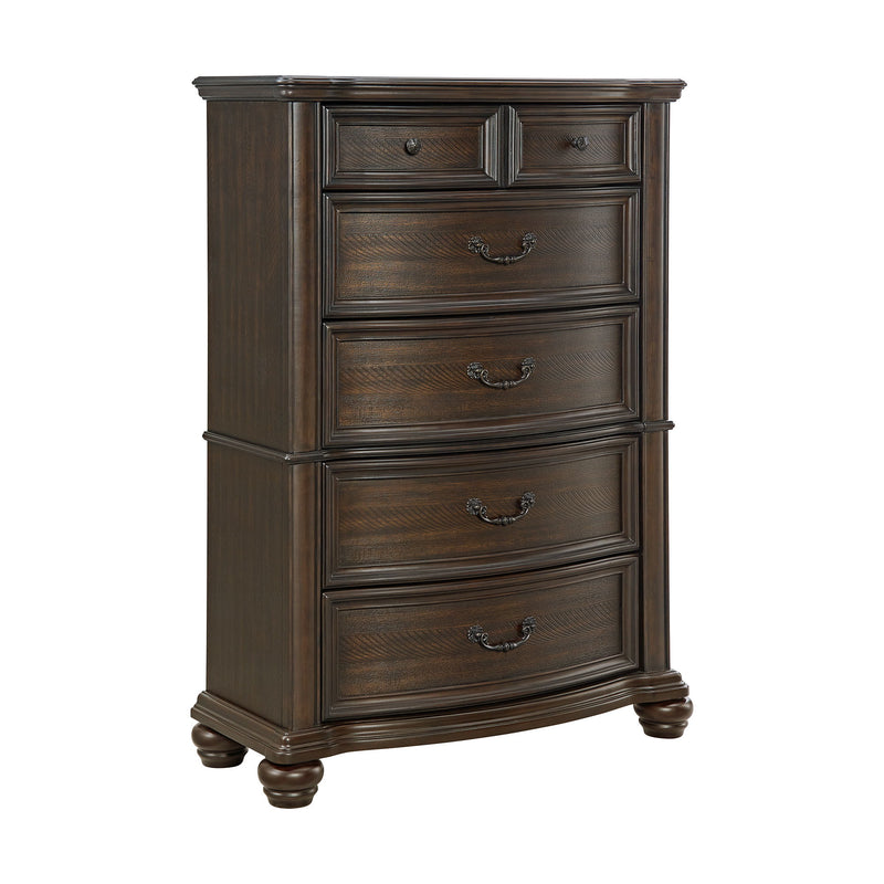 Brunswick - 5-Drawer Chest - Mahogany