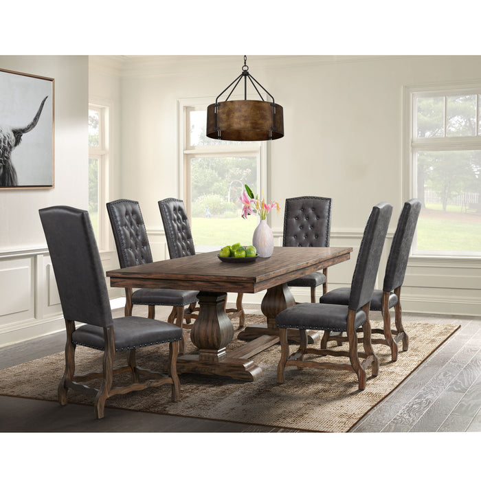 Gramercy - Tufted Tall Back Side Chair (Set of 2) - Chocolate