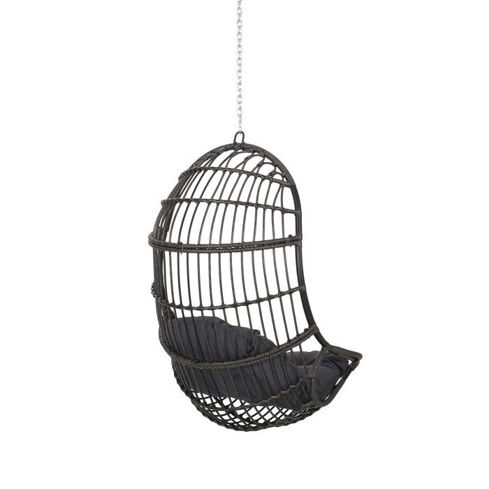 Richards - Outdoor / Indoor Wicker Hanging Chair - Gray