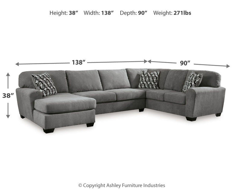 Birkdale Court - 3 Piece Sectional