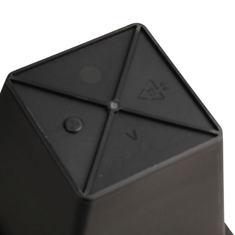 Cubic Planter Box, Plant Pot With Insert Indoor Outdor - Black