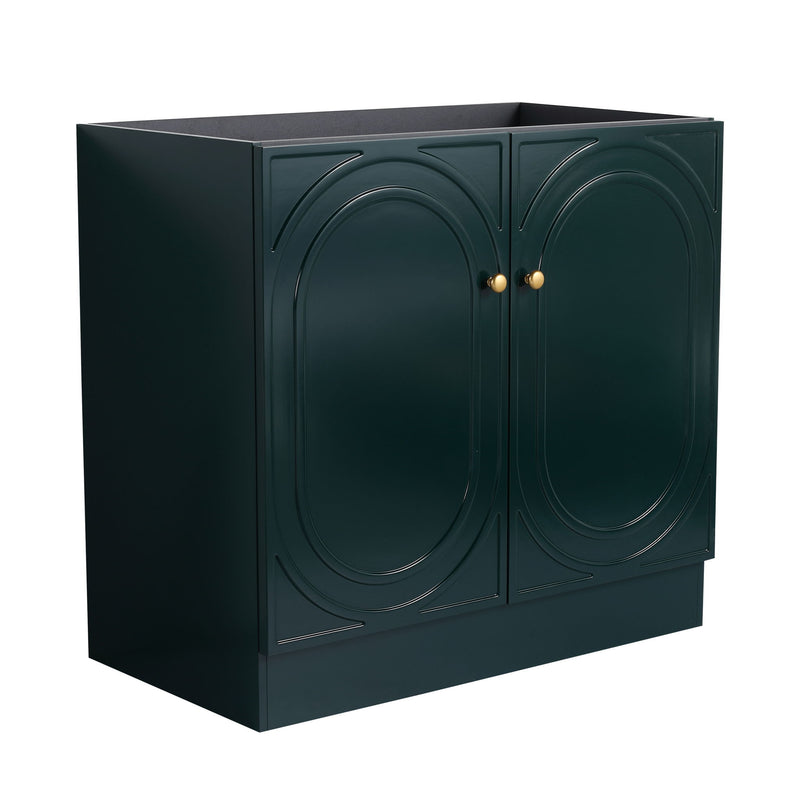 Modern Freestanding Bathroom Vanity With Soft Close Cabinet Doors