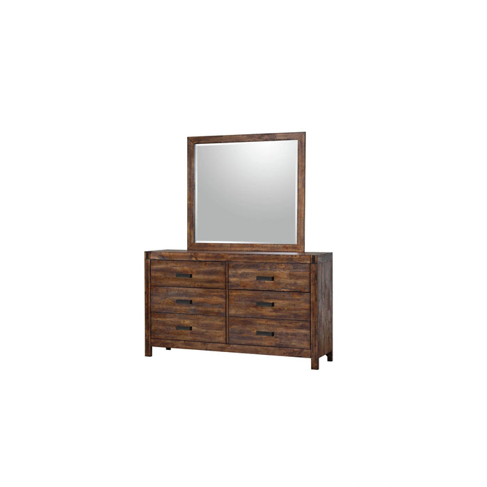 Warner Dresser and Mirror Chestnut