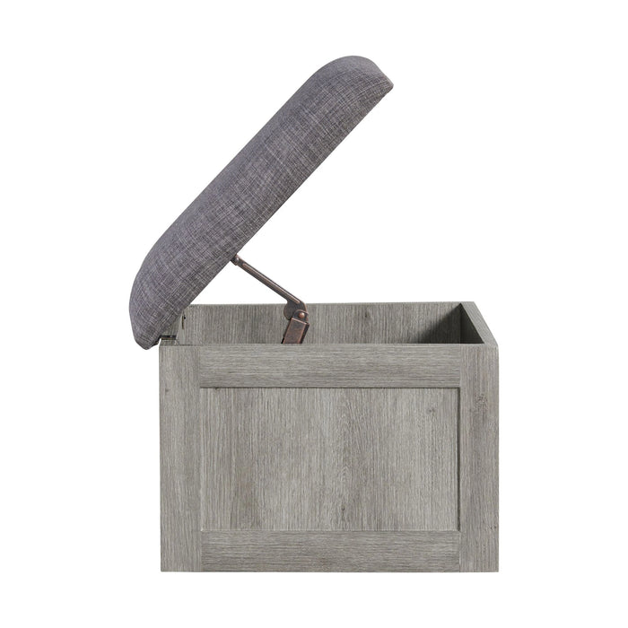 Uster Coffee Table W/Four storage Stools Grey