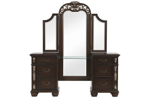 Maximus Vanity Table Mirror-Madeira