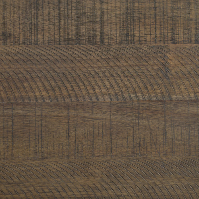 Farmington Rectangular Dining Table in Medium Brown and Washed Stone