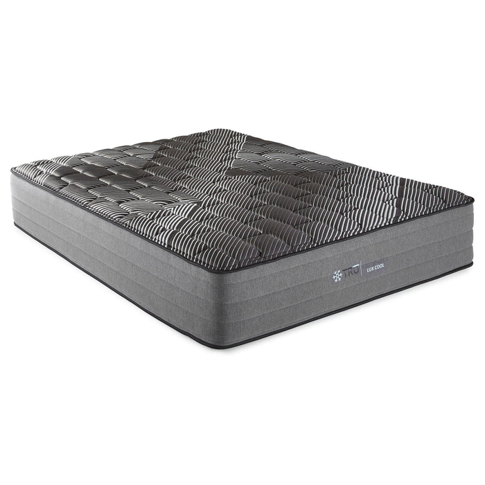 Starrett Black - 14" Euro Top Hybrid Mattress With Copper Gel And Silver Infused Foam - Sleek Black - Twin