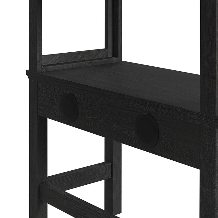 Hampton Kids - Loft Bed With Ladder And Desk With Speaker