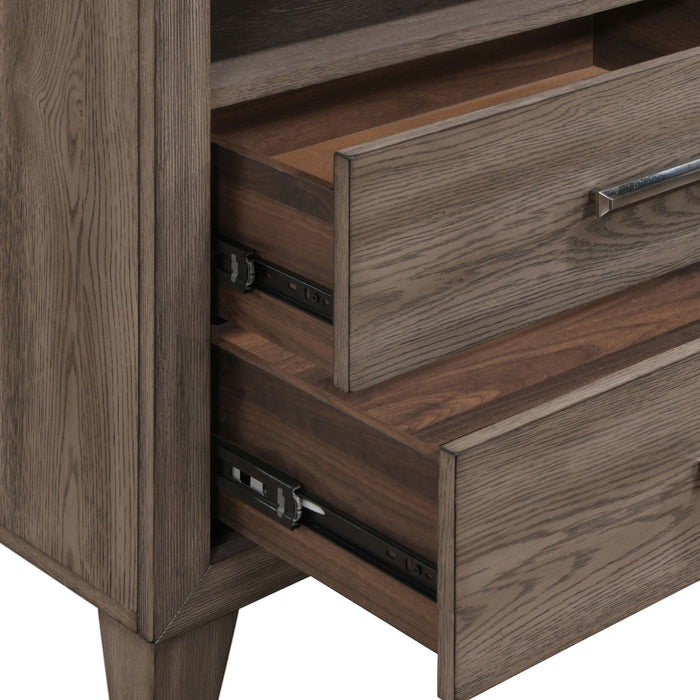 Harrisburg - 2 Drawer Nightstand - Walnut
