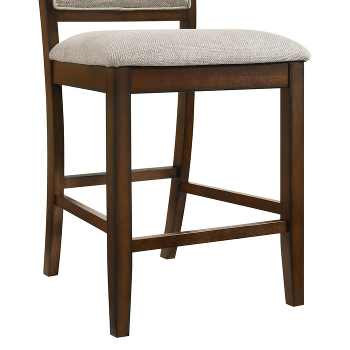 Portage - Counter Chair (Set of 2) - Brown / Beige
