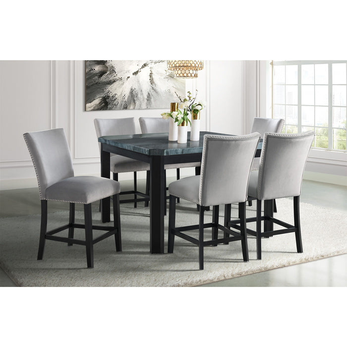 Francesca - Velvet Counter Height Chair (Set of 2)