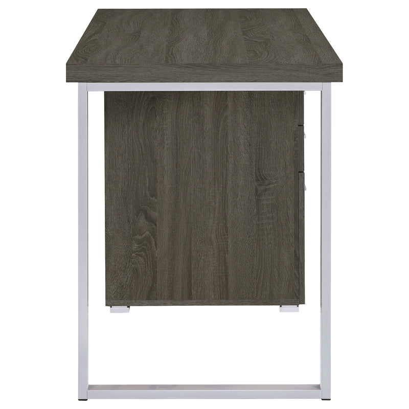 3 Drawer Reversible Office Desk