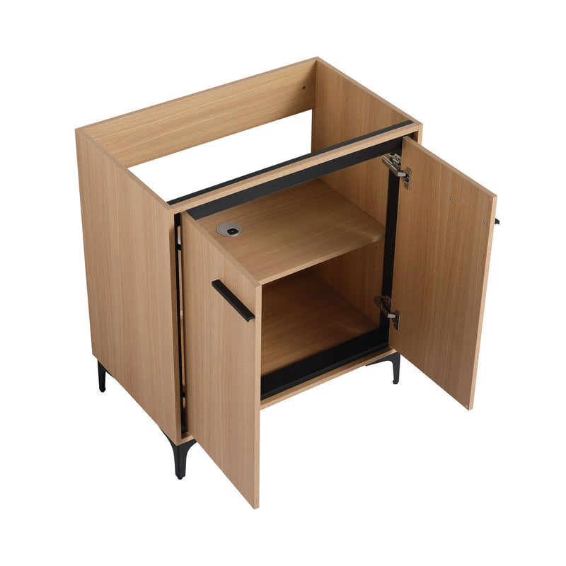 Modern Bathroom Vanity Base With Basin And Storage Cabinet