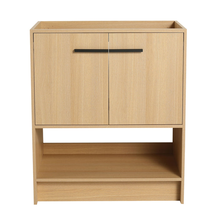 Modern Freestanding Bathroom Vanity With 2 Doors