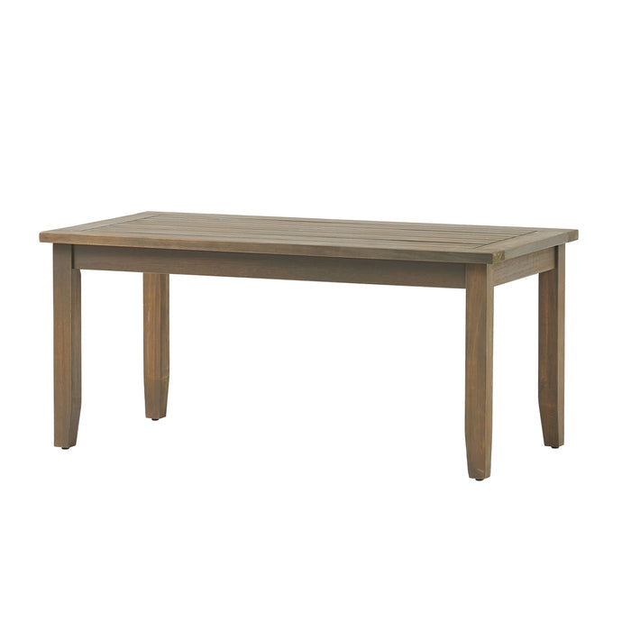 Outdoor Chat Set With Coffee Table And Loveseat