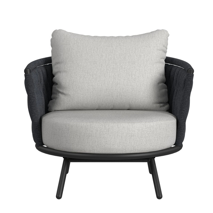 Bali Chairs with Olefin Grey in Dark Grey (2 Per Carton)
