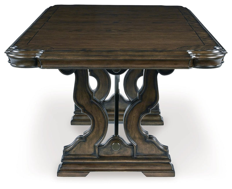 Maylee - Dining Extension Table - Dark Brown