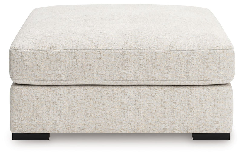 Donelson Creek - Oversized Accent Ottoman - Vanilla