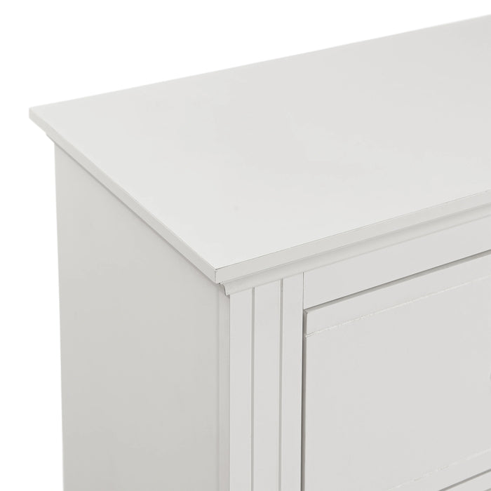 Kona 5-Drawer Chest in White