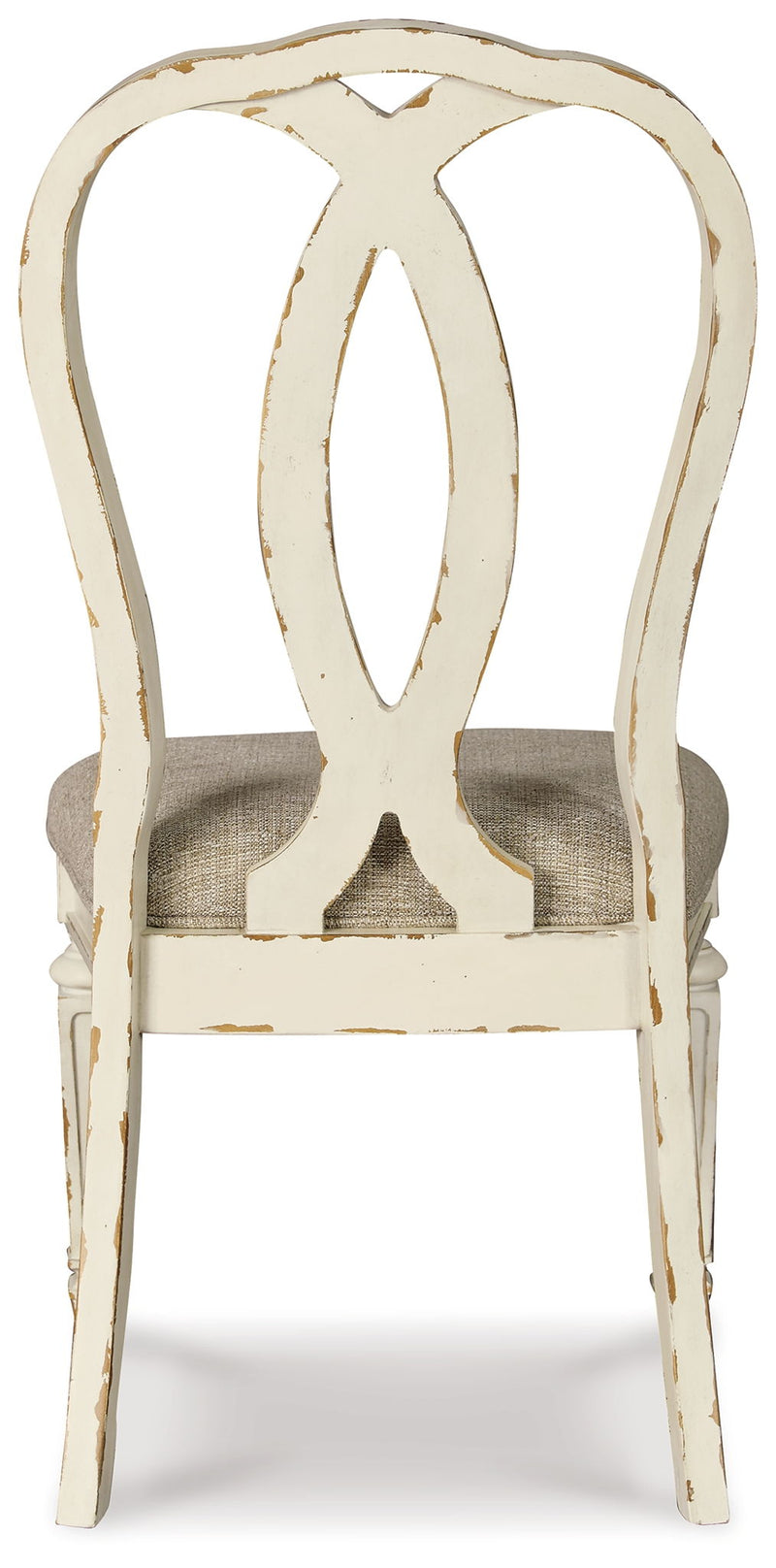Realyn - Dining UPH Side Chair (Set of 2) - Ribbonback - Chipped White