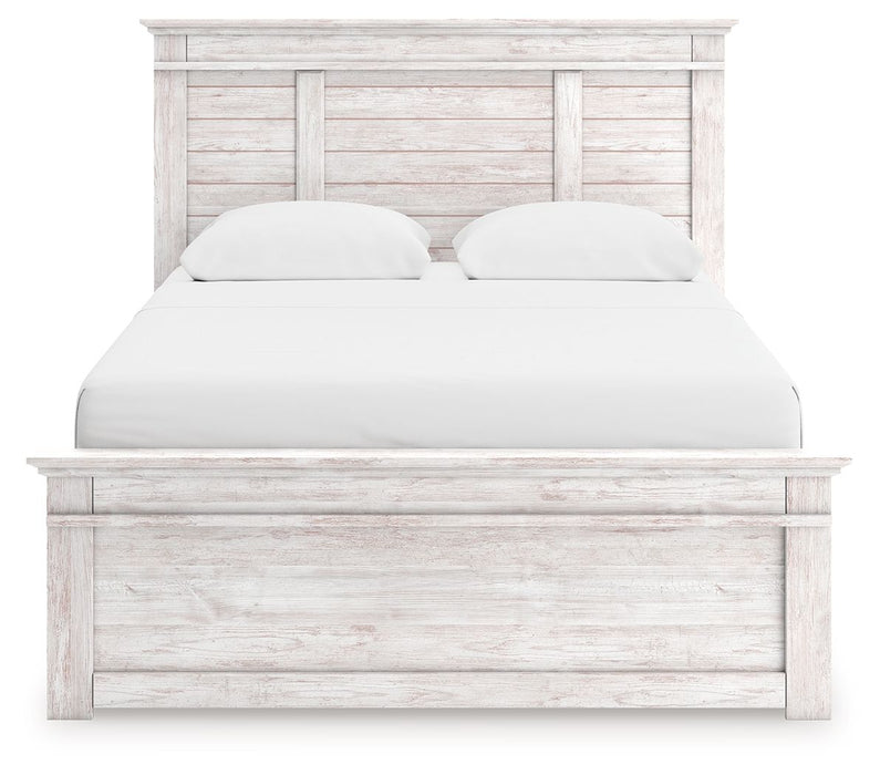 Makidern - Panel Storage Bed