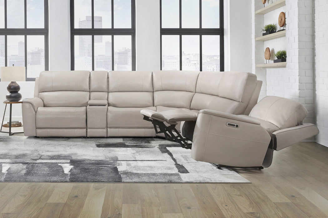Easton - Power Reclining Sectional With Power Adjustable Headrests