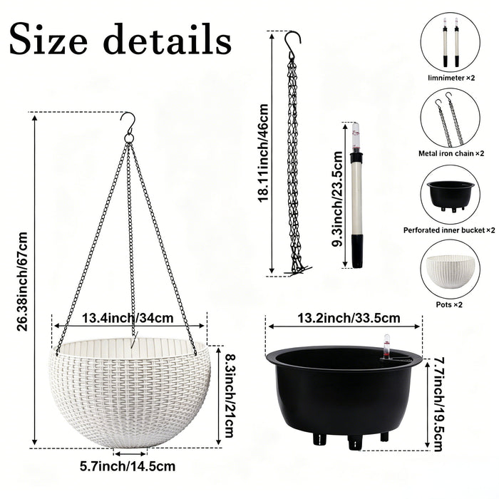 Self Watering Hanging Planter