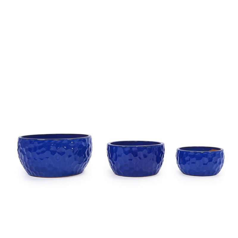 3 Pieces Ceramic Flowerpot