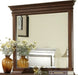 Elements International Canton Cherry Mirror in Dark Wood image